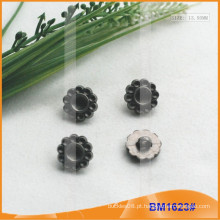Botão de liga de zinco e botão de metal Rhinestone e botão de costura de metal BM1623